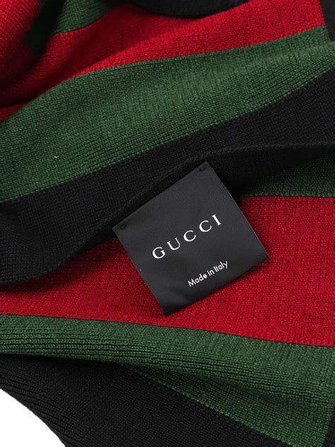 gucci web knit scarf|Gucci scarf celebrities.